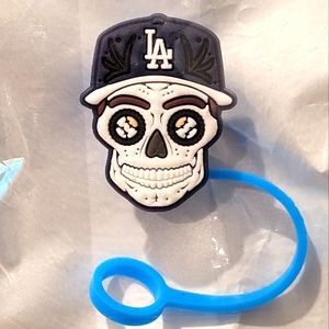 Los Angeles Dodgers Straw Cover For Stanleys and Starbucks tumblers
